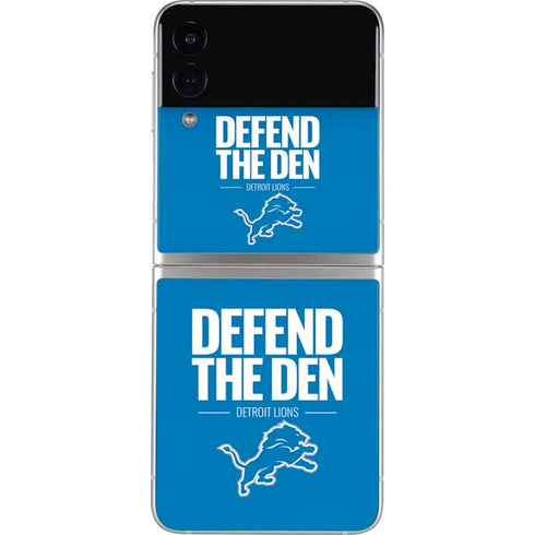 NFL Detroit Lions Team Motto Galaxy Z Flip4 5G Skin